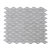 Gloss Mosaic Tiles Size 32.9×37.9 cm, White Color, Fluro Design | Abyat Company