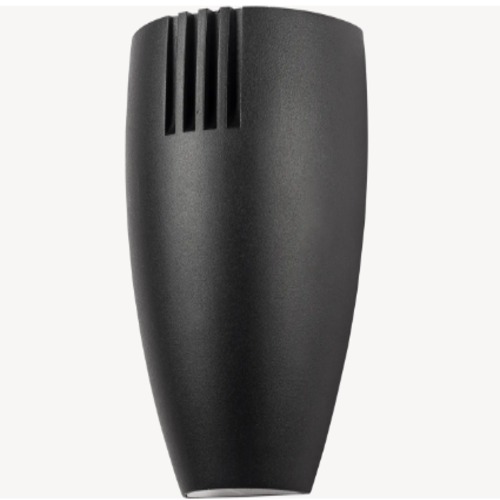 Exterior Wall Light Fixture 19 cm Height, 12.5 cm Width, Black | Abyat Company