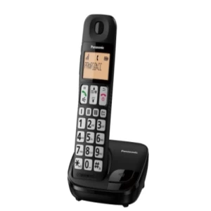 Cordless Telephone Large LCD Display 1.6 inch, Black | Panasonic