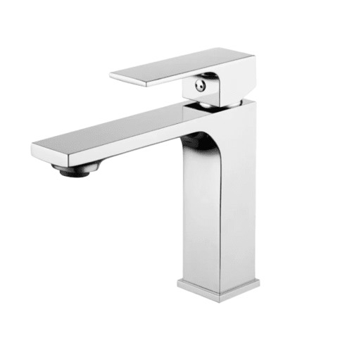Washbasin Faucet 4.2×17.1×16.8 cm, Chrome Color | Abyat Company