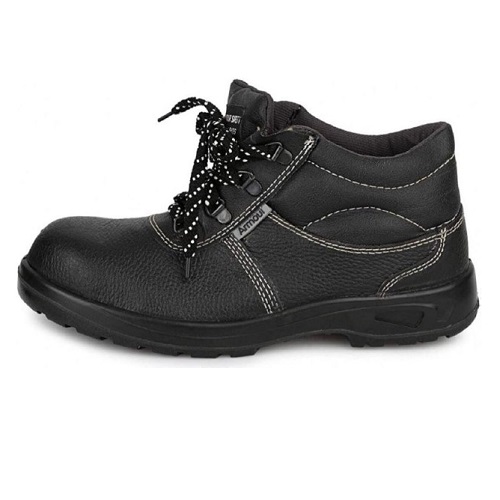 Split Leather Safety Shoes 1.8 mm Thickness Size 40 Black | 724-2