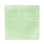 Concrete Floor Tile, Size 40x40 cm, Height 5 cm, Light Green Color | Al Sarif Company