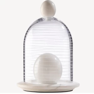 Oriental Table Lamp 28 cm Height 28 cm Width Grey Color | Abyat Company