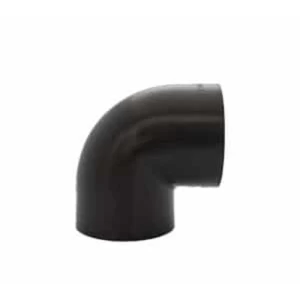 HDPE Plastic Elbow 90° 75mm Size, 2.9mm Thickness, Black | Union Pipe industry KSA
