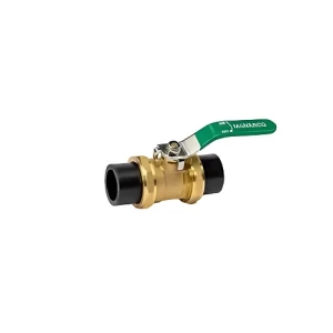 PPR Double Union Ball Valve Diameter 40 mm Black | Al-Manar Pipes Factory
