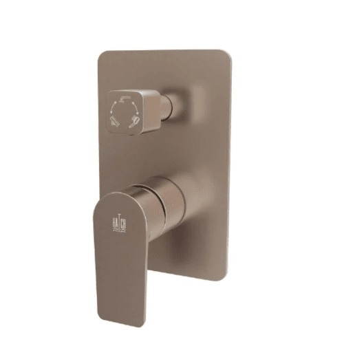 Three Way Shower Mixer 12.4×18×13 cm Matte Nickel | Hatch Company