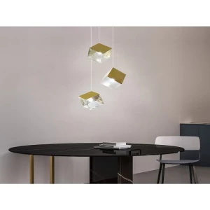 Verlo Decorative Pendant Light 3 G9 Bulbs 360×1800 mm Golden | Verlo
