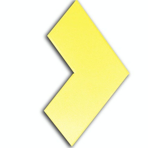 3D Interlock Paver Tiles Height 8 cm, Yellow Color | Al hasaniah of tradeing&industry groub