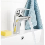 خلاط مغسلة نحاس صيني لون كروم، ماركة دولفي