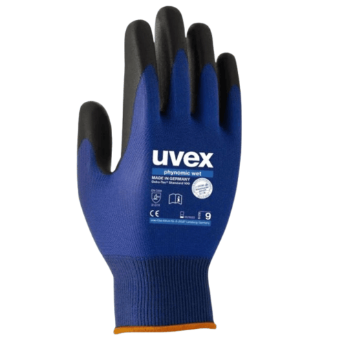 Mechanical Safety Gloves Medium 9, Blue Color | Reda Safe