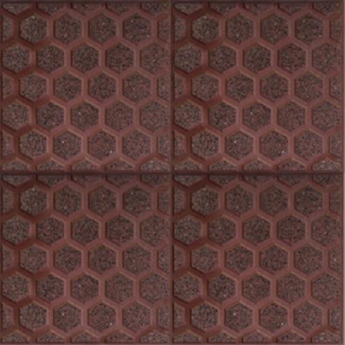 بلاط موزايكو مقاس 40×40 سم لون أحمر 702 | الحسنية للبلاط والانترلوك مصنع الحسنية