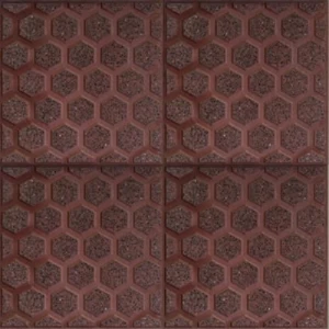 بلاط موزايكو مقاس 40×40 سم لون أحمر 702 | الحسنية للبلاط والانترلوك مصنع الحسنية
