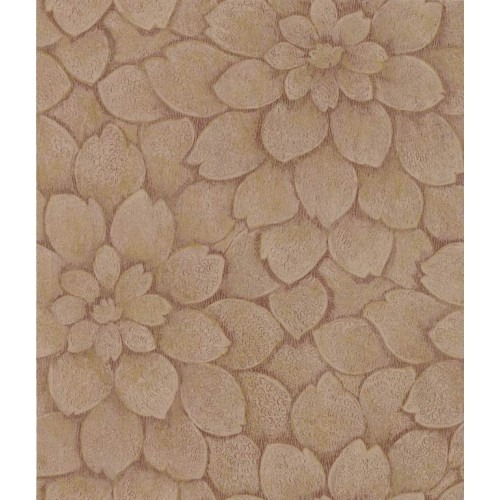 American Floral Wallpaper 10m x 0.53m Brown, Model BC60301 | Balbaid Decor Company