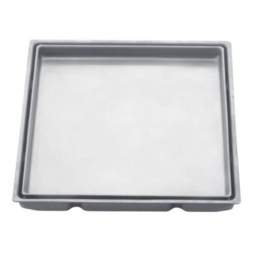 صفاية أرضية للحمامات، مقاس 20×20 سم، لون فضي | N67.502