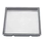 صفاية ارضية للحمامات، مقاس 20×20 سم، لون فضى