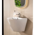 Wall Hung Basin Size 54×44.5×37 cm, Lima Model, White Color