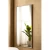 Wall Mirrors Size 160x80x4 cm, Dark Grey Color, Angle Design