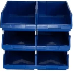 صندوق رفوف بلاستيك، مقاس 51×30×20 سم، مساحة تخزين 25 كغم، لون أزرق، موديل 9MS4G