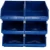 صندوق رفوف بلاستيك، مقاس 51×30×20 سم، مساحة تخزين 25 كغم، لون أزرق، موديل 9MS4G