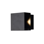 Modern LED Wall Mounted Lighting Unit for Outdoor Use, Size 10 ×9×11.5 cm, Black Color