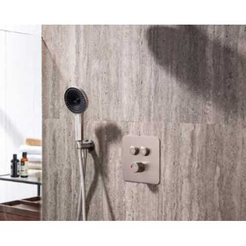Concealed Shower Mixer 15.5x20.5x20.5 cm Silver | Abyat Company Lucerne