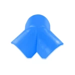 زاوية ثلاثية قرميد خرساني، مقاس 420×465 مم، لون أزرق هادئ لامع | مصنع الديار العميقة