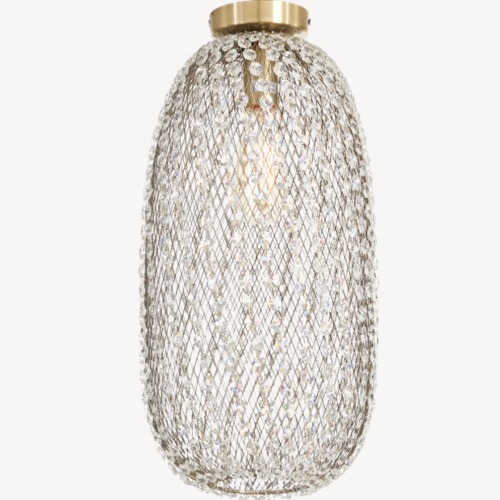 Mumtaz Mahal Ceiling Light 27x27x43 cm Copper Color | Abyat Company