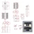 Aluminum PG Clamp for Electrical Conductors Size 16-70 mm² | Matkel Store - Image 2