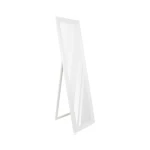 Classic decorative mirror, Dimensions 164x43 cm, white color
