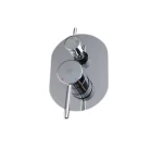 Shower Mixer Three Outlets, Shiny Chrome Color, Pressure 15 Bar, Length 12.4 cm Width 18 cm Height 13 cm