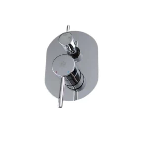 Shower Mixer Three Outlets 15 Bar Pressure, 12.4x18x13 cm, Shiny Chrome | 