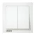 10Amp 2 Gang Switch, White, 86x86mm, 250V | Siemens (Delta Relfa)