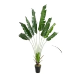 عشب صناعي بشكل شجرة، لون أخضر، ارتفاع 150 سم