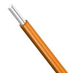 18 AWG Solid Tinned Copper Wire, 600 Rated Voltage, PVC Insulation (105°C) Orange, 2500ft | Asharqiyah Cables