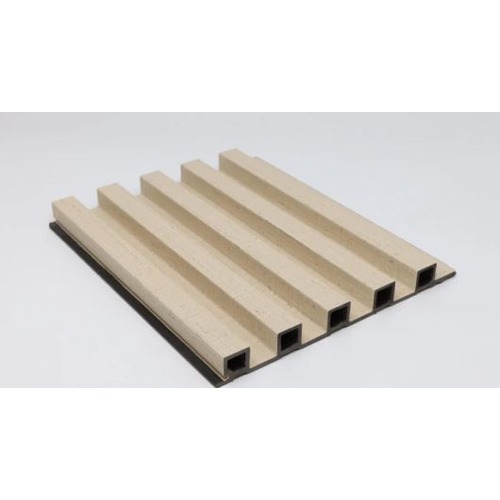 White Vanilla Corrugated Wood Alternative 20x290 cm Rectangular | Luxury line