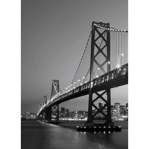لوحة حائط للديكور تصميم مدن 183×254 سم لون رمادي | شركة بالبيد للديكور