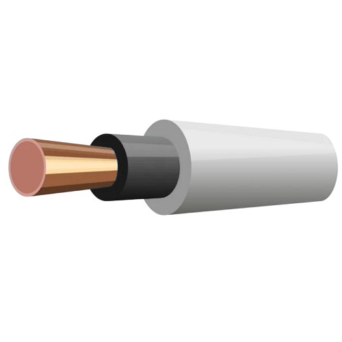 1C Power Cable 4 mm 0.6/1kV, Solid Copper Conductor, XLPE Insulated, Black, 2000m | Red Sea Cables