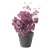 نبتة صناعية فلارا مع مركن، ارتفاع 35 سم، قطر 13 سم، لون بنفسجى