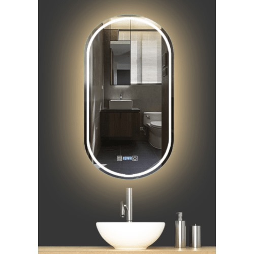 Bathroom LED Mirrors 50x90 cm Model NC051 | Saudi Ceramics