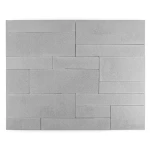 Concrete Tile Inteira Design, Smooth Without Chamfer, Size 6 cm, Cement | Al Sarif Company, model AMS-6CM-GY-N-W/C