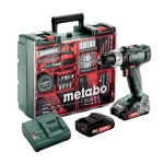 Cordless Hammer Drill  18 Volt Chuck Size 13 mm Metabo SB 18 L SET   