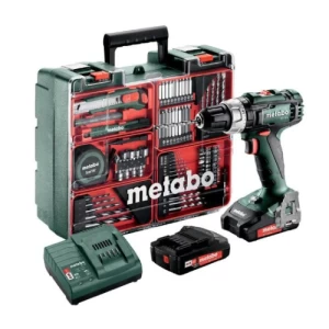 مثقاب مطرقة لاسلكي 18 فولت حجم تشاك 13 مم، Metabo SB 18 L SET | هاوي للعدد
