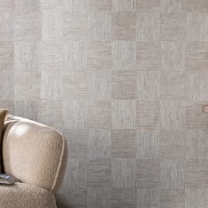 Geometric Wallpaper 10m x 0.53m Gray Color, Spirit of Nature | Abyat Company