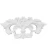 National Gypsum Alternative Decorative Cornices for Ceilings, Ornate Design, Length 17 cm × Width 36 cm, Weight 20 gm 