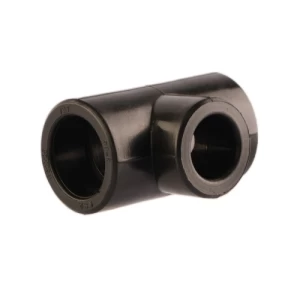 PPR Tee Reducer Size 90×63 mm Pressure 25 Bar Black | ALMUIF PIPES