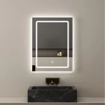 Rectangular Shape Illuminated Mirror, Size 60 × 80 cm