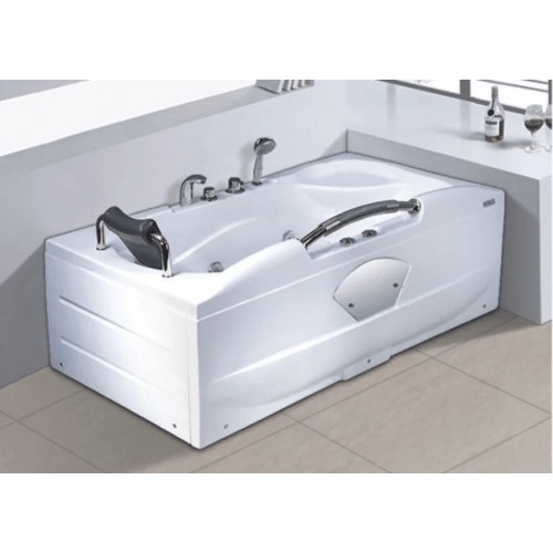 White Jacuzzi Bathtub Size 170×90 cm Acrylic | Albayt Alaniq Sanitary Tools