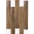 Parquet Briano , Moisture Resistant, Dark brown, Size 152.4x22.8x0.4 cm, Model 484698