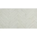 Modern Design Parquet Flooring, White, Size 8.4  × 0.8 cm, Model AGT EXA 304437