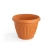 Plastic planting pot, size 28.5x39 cm, orange color
